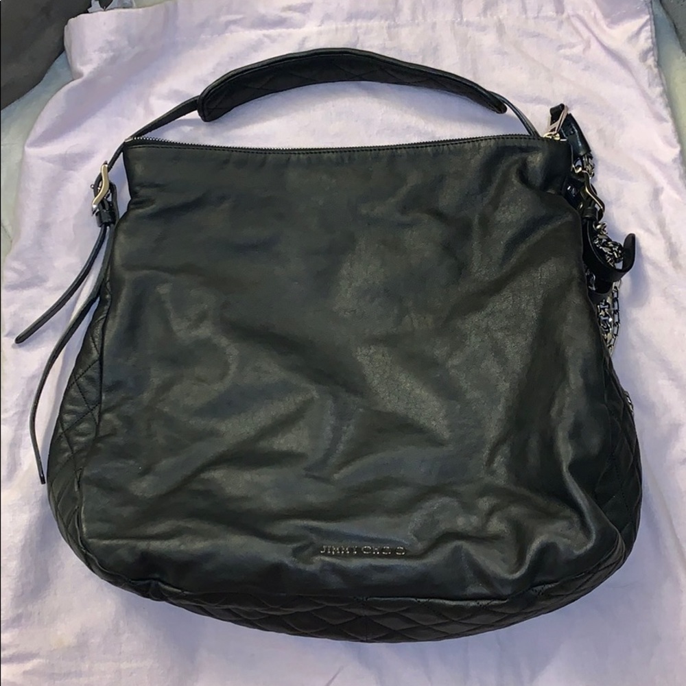 ๐TRADED!!๐ โจ๐ฅ MINT Jimmy Choo Chain Hobo ๐ฅโจ - Picture 2 of 8